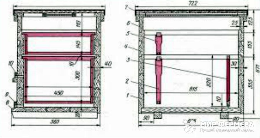 Изготавливаем ульи вида Дадан на 10 и 12 рамок