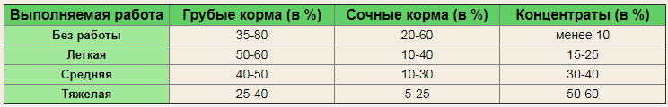 Сколько корма нужно лошади